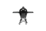 Primo All-In-One Round Ceramic Kamado Grill With Cradle & Side Shelves