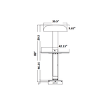 Primato Model L Heat - 24,000 BTU Outdoor Pellet Heater | Expansive 10ft Warmth Radius
