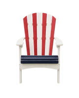 Comfo-Back Folding Adirondack Chair — USA Stars & Stripes Edition