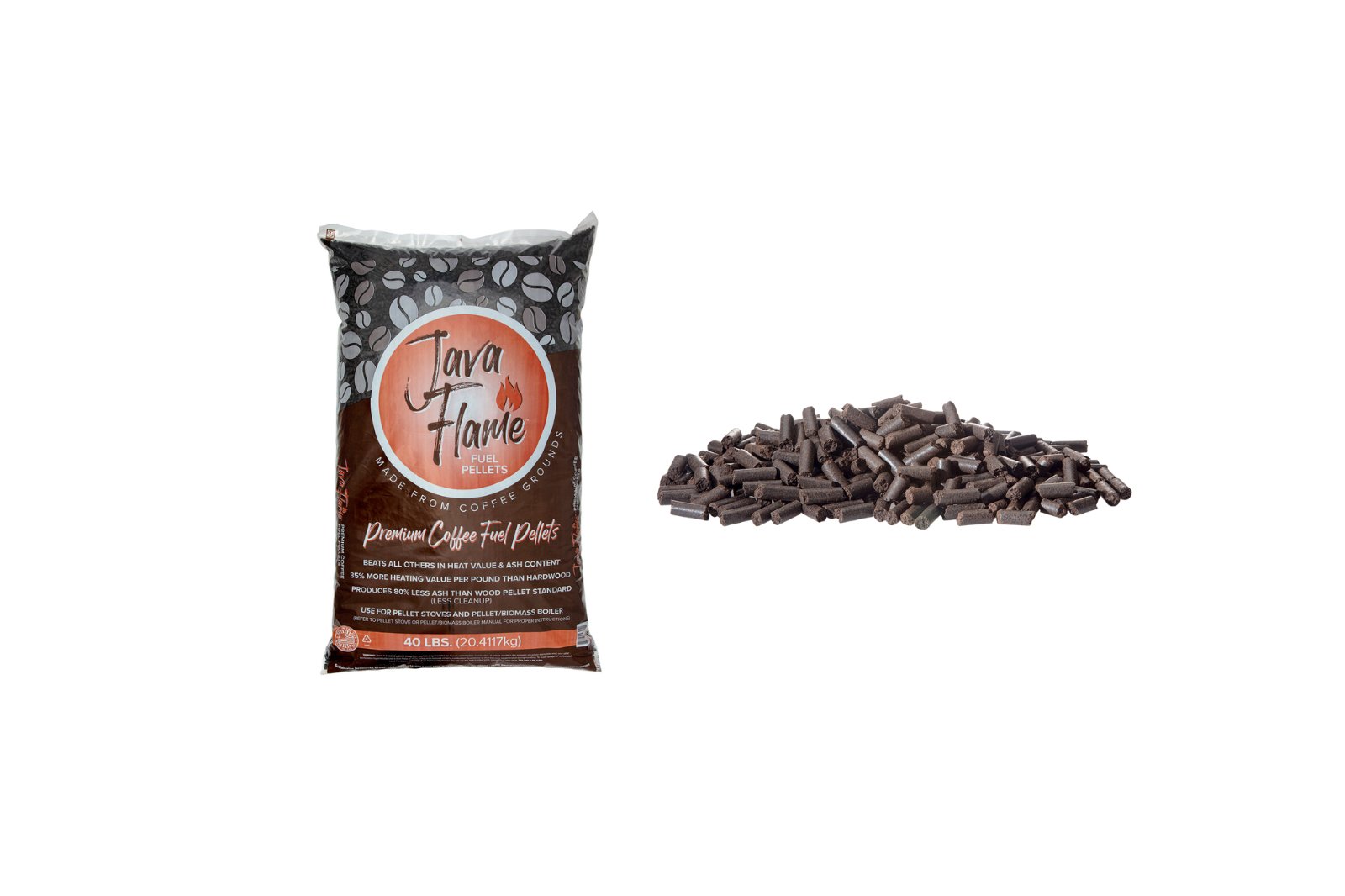 Java Flame Pellet Fuel - Dean's Stove & Spa