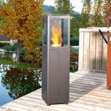 Primato Model L Qube Pellet Heater - Eco-Friendly Outdoor Heating Solution